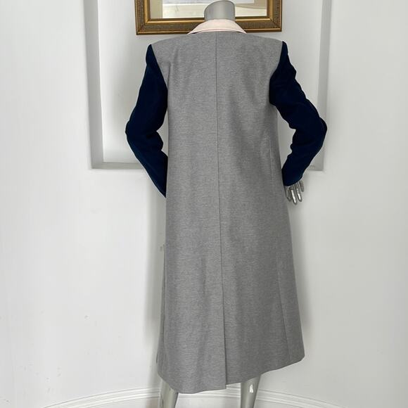 BLDWN Women’s Top Coat Gray Color Block - Picture 3 of 14